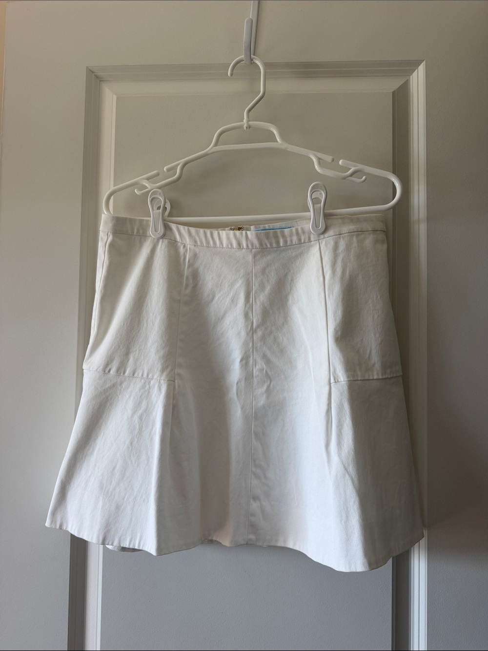 Draper James Classic White A-Line Skirt - Women Size 10